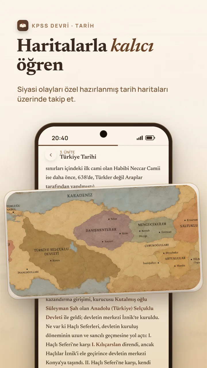 Haritalı konu anlatımı